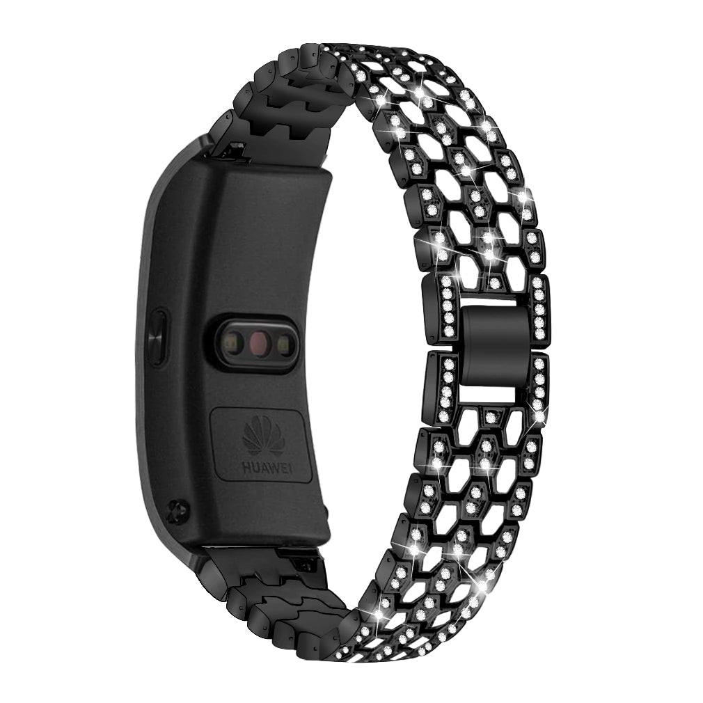 Metal Smart Watch Band for Huawei TalkBand B5 Rhinestone Decor