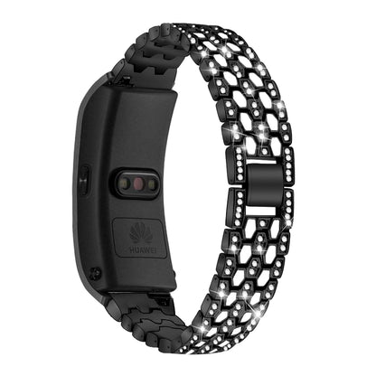 Metal Smart Watch Band for Huawei TalkBand B5 Rhinestone Decor