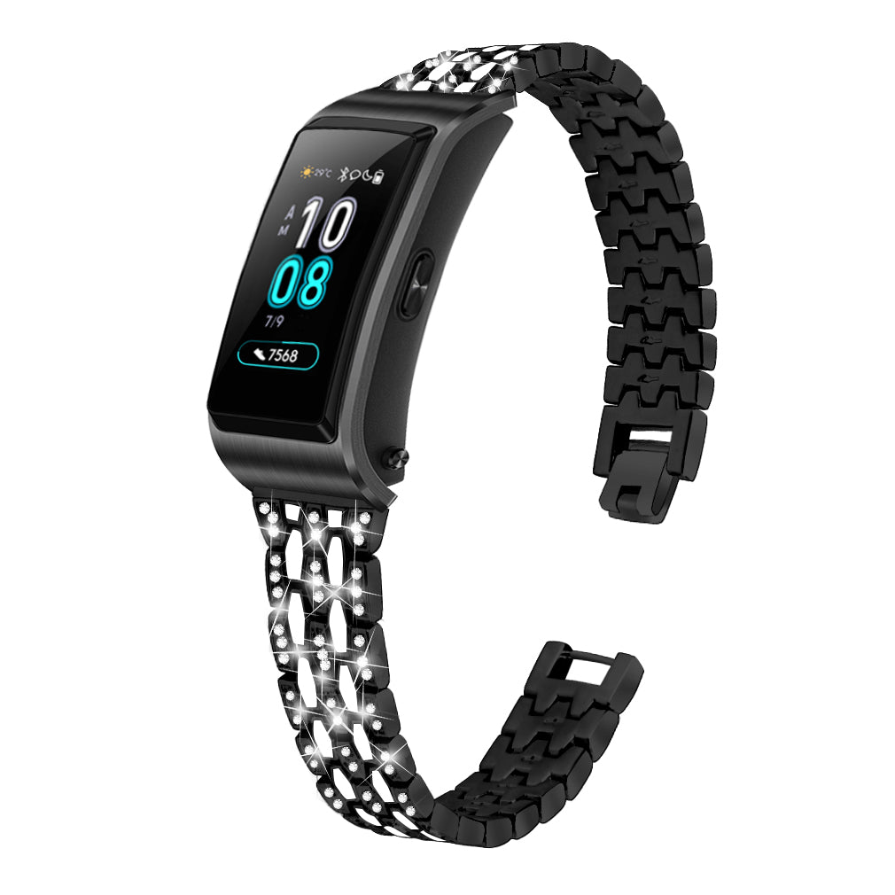 Metal Smart Watch Band for Huawei TalkBand B5 Rhinestone Decor