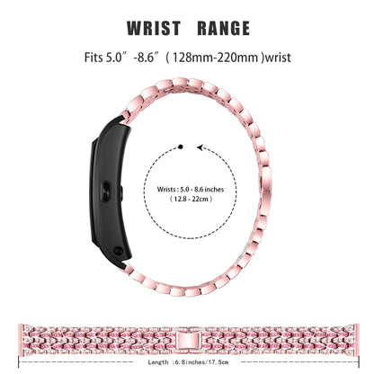 Metal Smart Watch Band for Huawei TalkBand B5 Rhinestone Decor