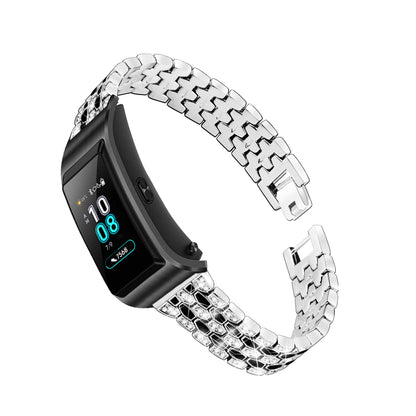 Metal Smart Watch Band for Huawei TalkBand B5 Rhinestone Decor