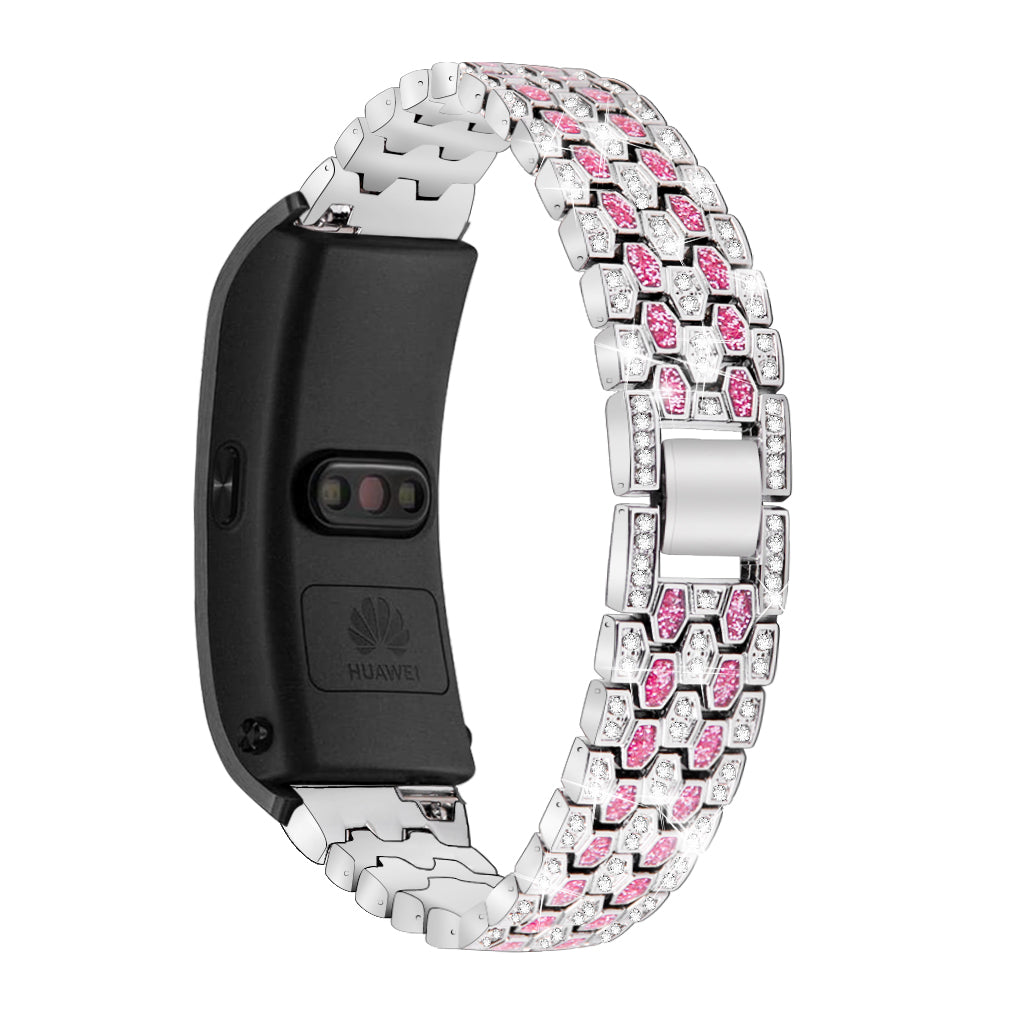 Metal Smart Watch Band for Huawei TalkBand B5 Rhinestone Decor