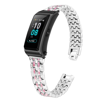 Metal Smart Watch Band for Huawei TalkBand B5 Rhinestone Decor