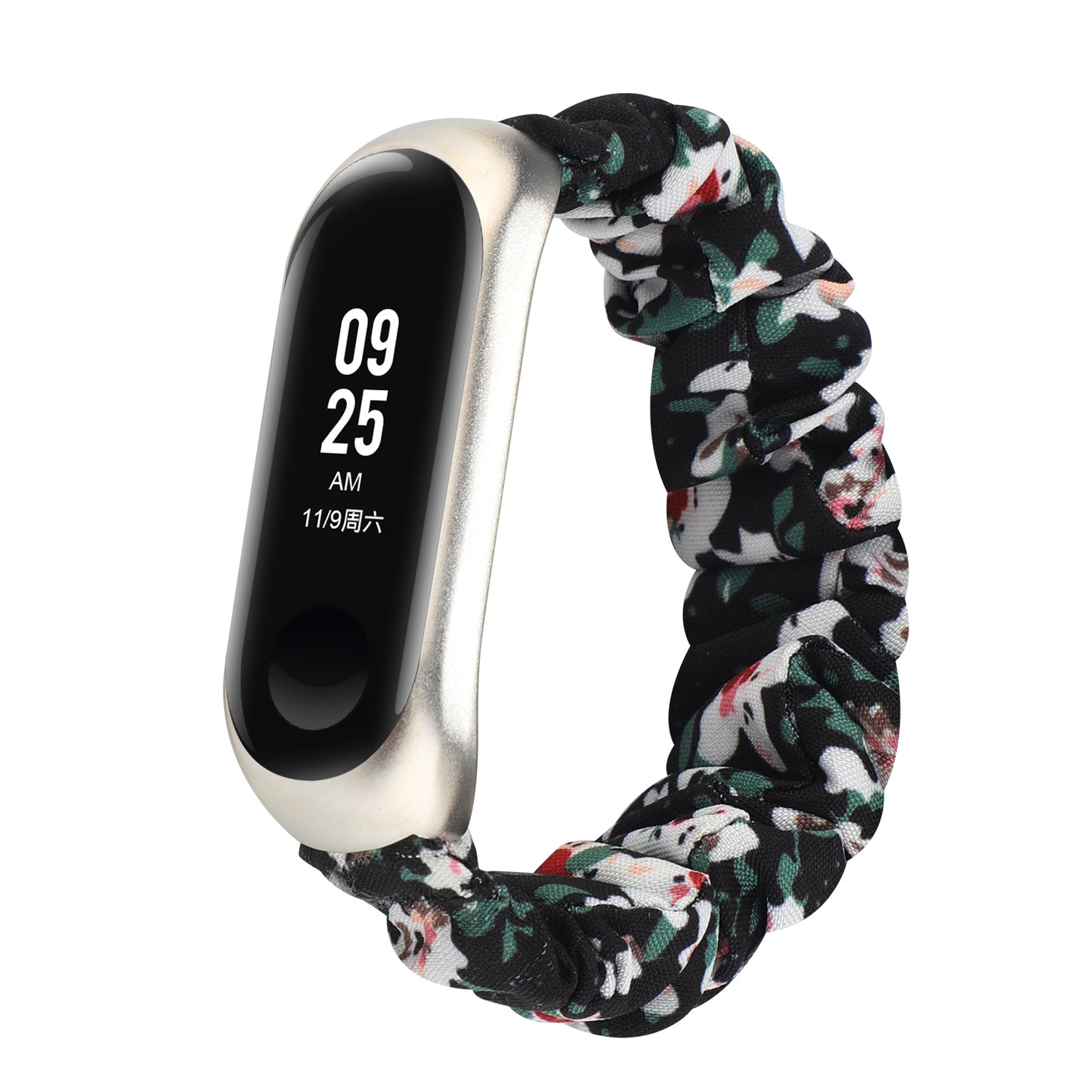 Floral Cloth Style Smart Watch Band for Xiaomi Mi Band 5