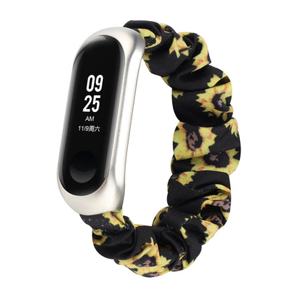 Floral Cloth Style Smart Watch Band for Xiaomi Mi Band 5