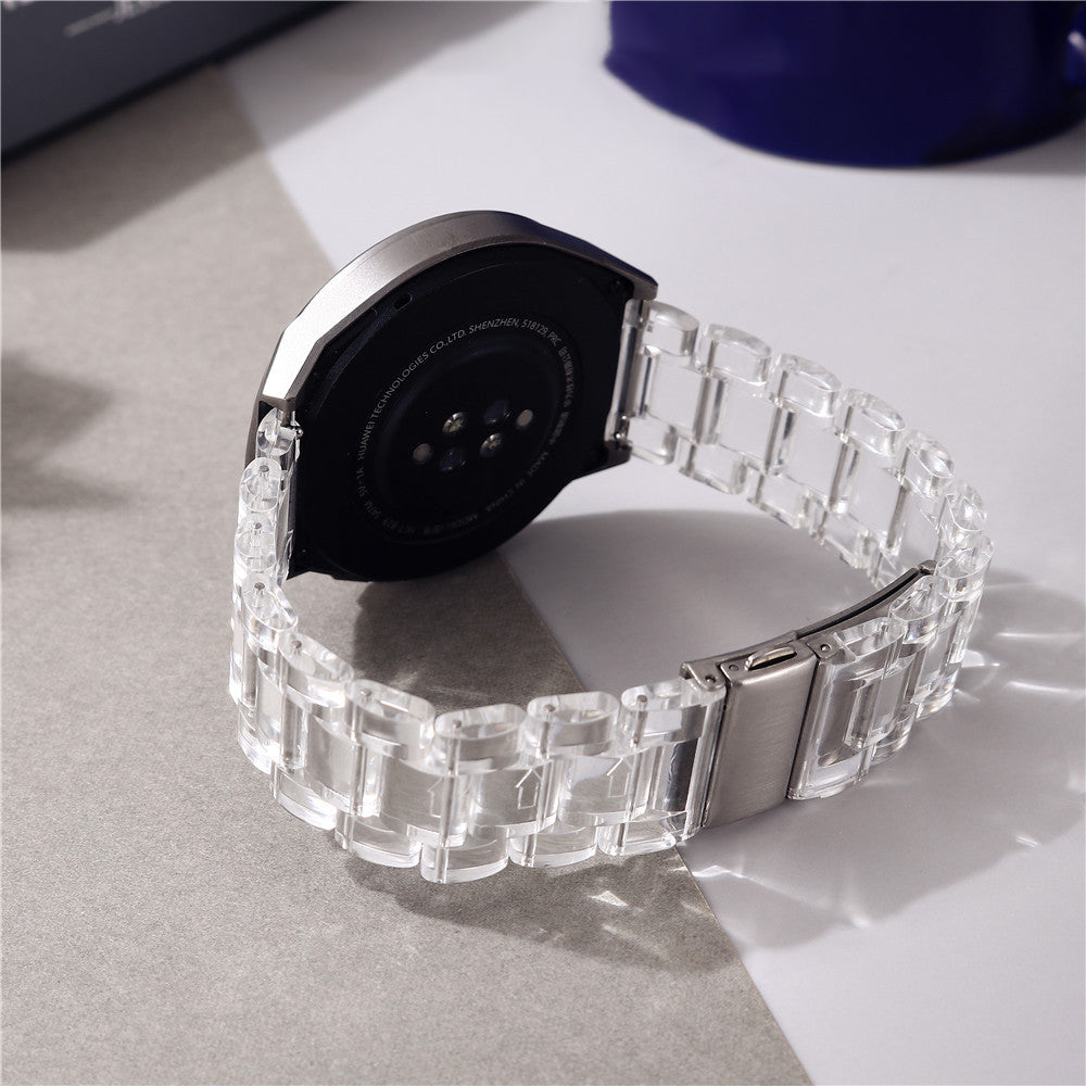 22mm Acrylic Watch Band for Samsung Galaxy Watch 46mm/Gear S3/Huawei Watch GT 2 46mm