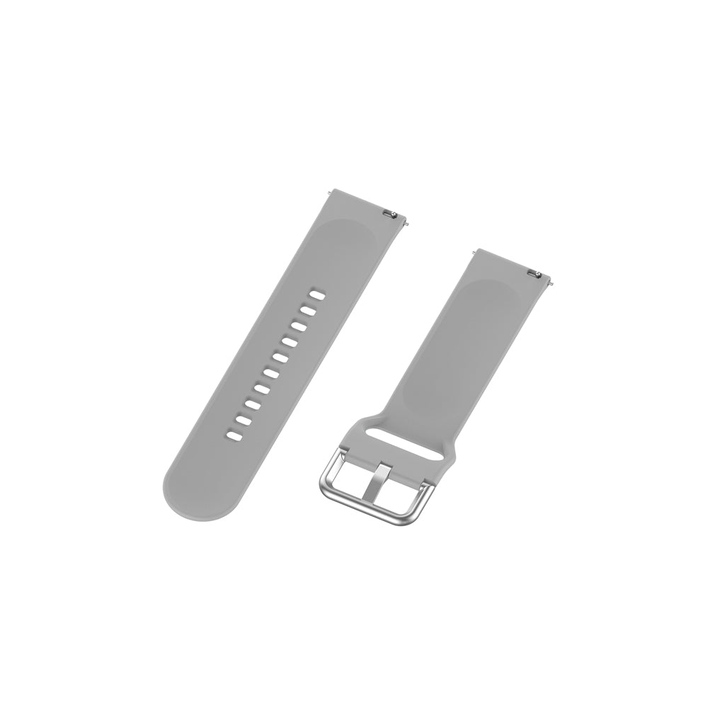 22mm Silicone Watch Strap Silver Buckle [Small Size] for Huawei Watch GT 2 Pro