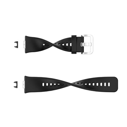 Metal Buckle Soft Silicone Watch Band Strap Replacement for Huawei Watch Fit 2020