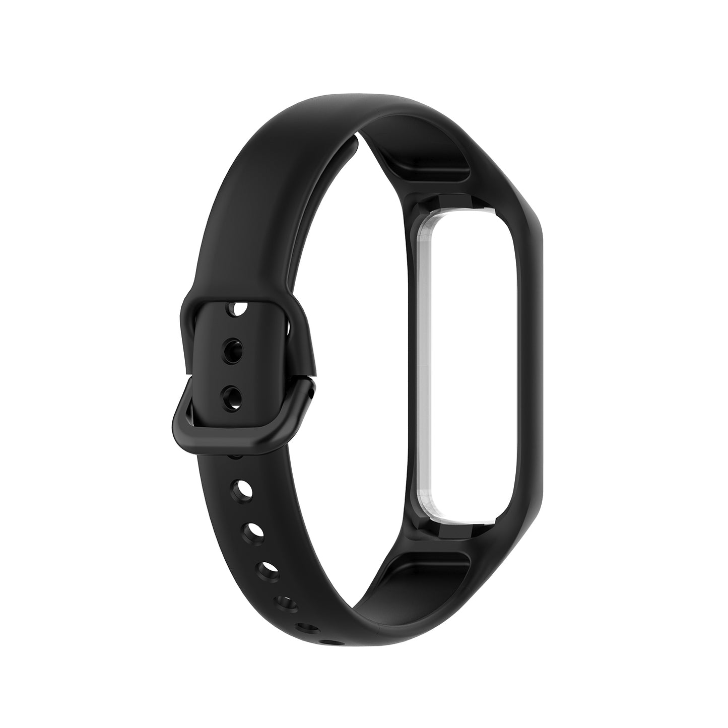 Integrated Frame Case Silicone Watch Strap for Samsung Galaxy Fit 2 SM-R220