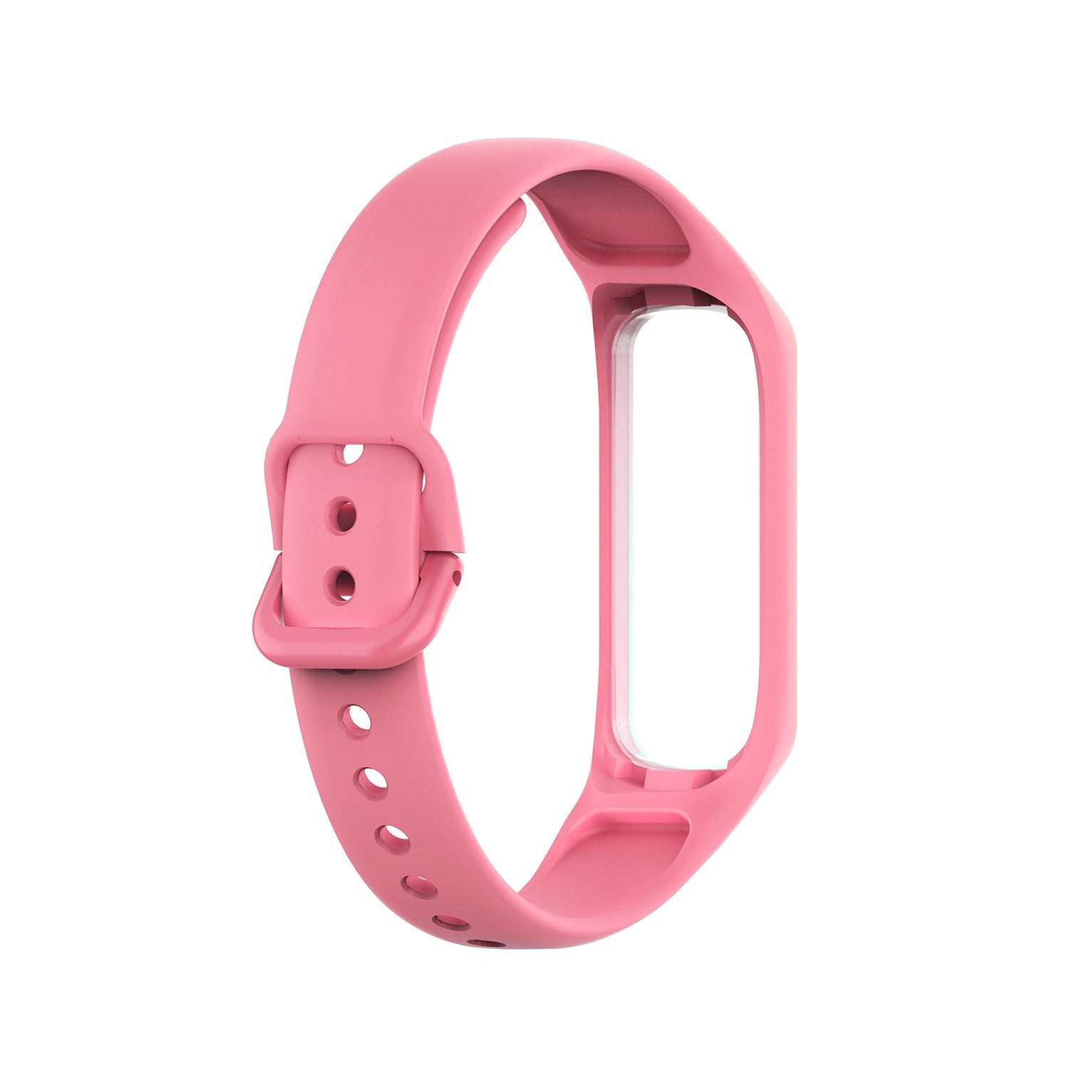 Integrated Frame Case Silicone Watch Strap for Samsung Galaxy Fit 2 SM-R220