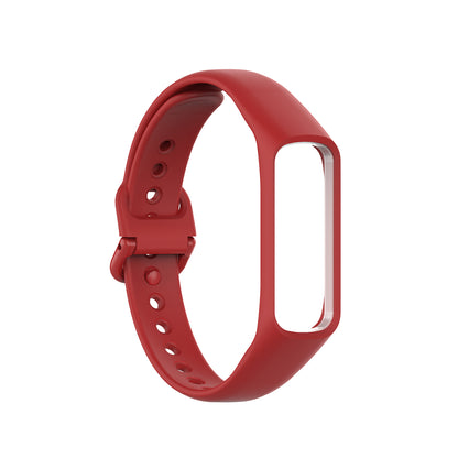 Integrated Frame Case Silicone Watch Strap for Samsung Galaxy Fit 2 SM-R220