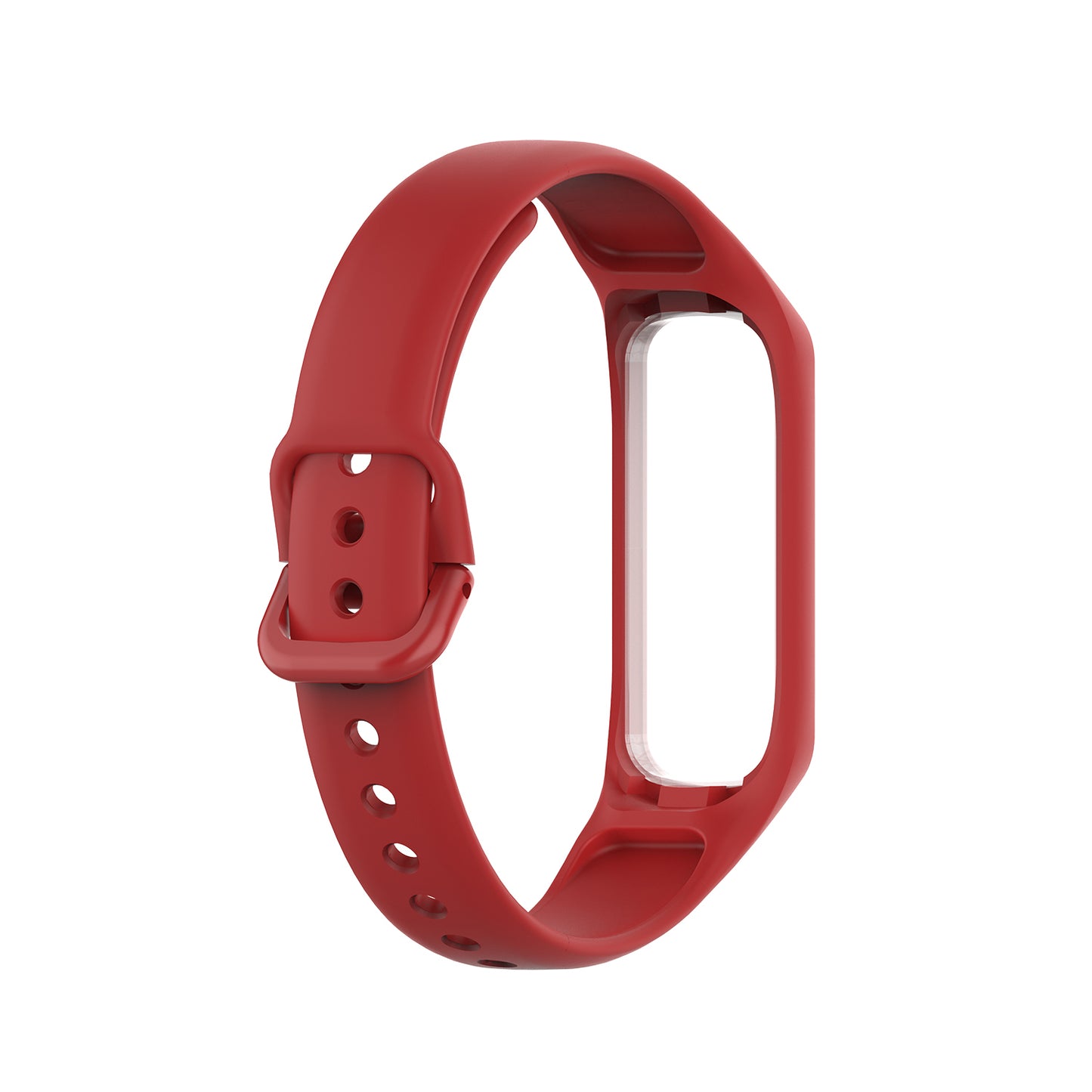 Integrated Frame Case Silicone Watch Strap for Samsung Galaxy Fit 2 SM-R220