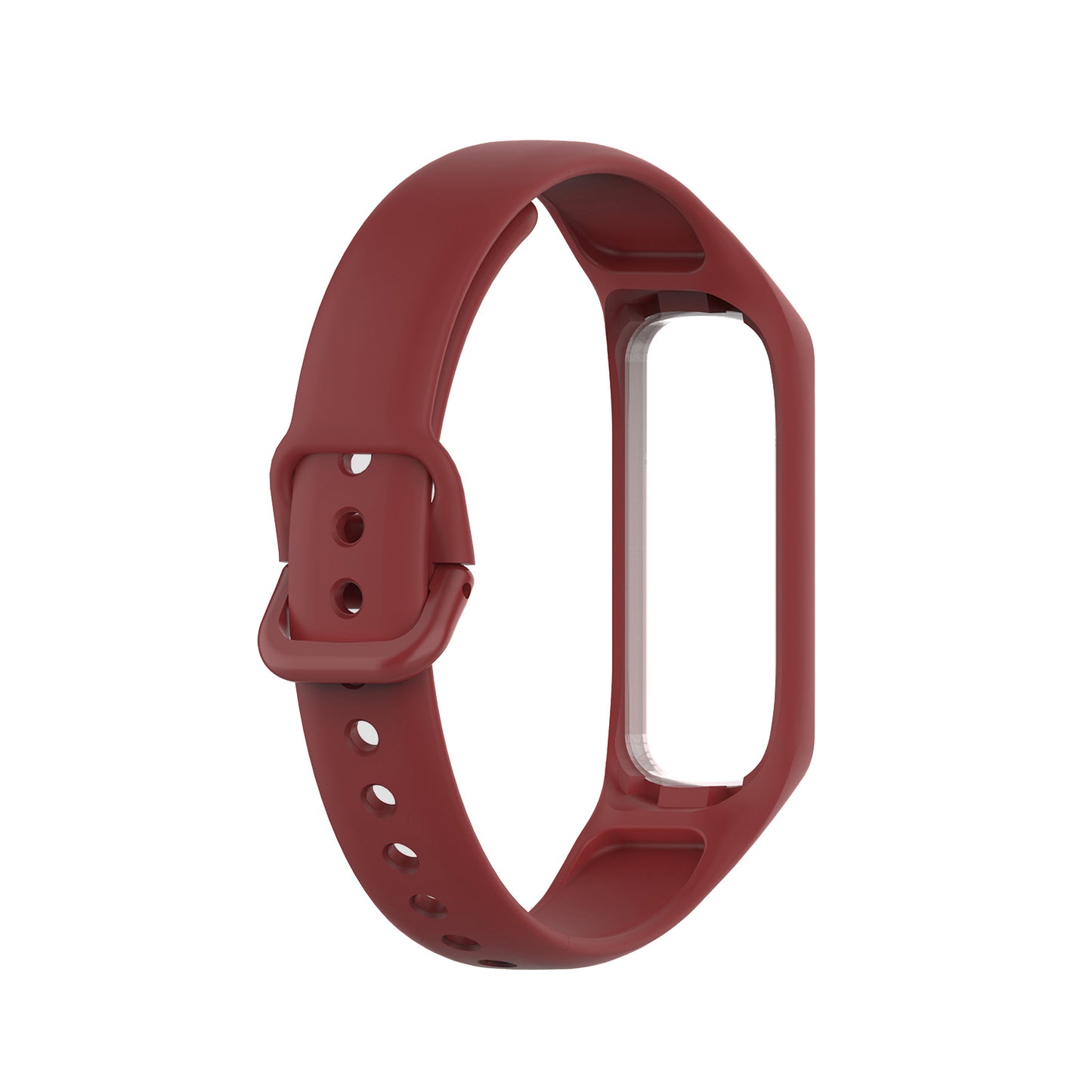 Integrated Frame Case Silicone Watch Strap for Samsung Galaxy Fit 2 SM-R220