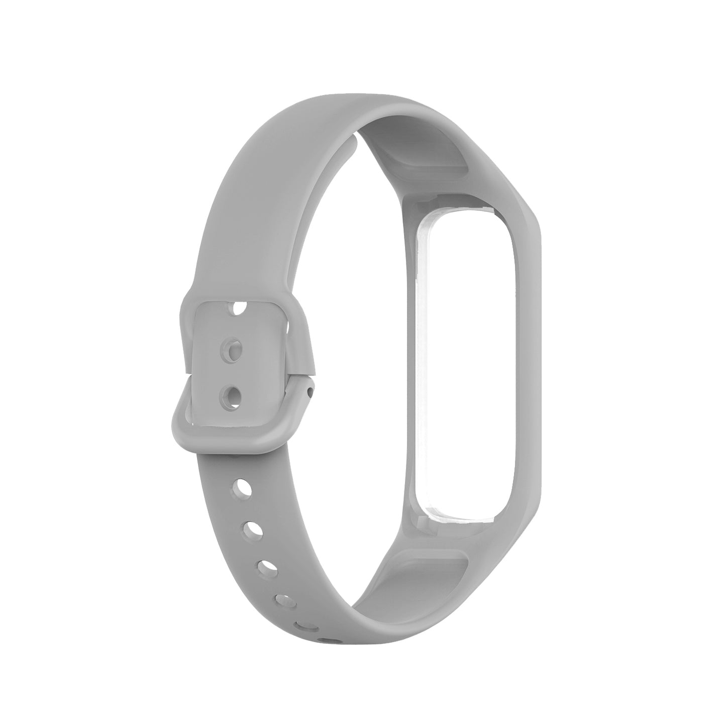 Integrated Frame Case Silicone Watch Strap for Samsung Galaxy Fit 2 SM-R220