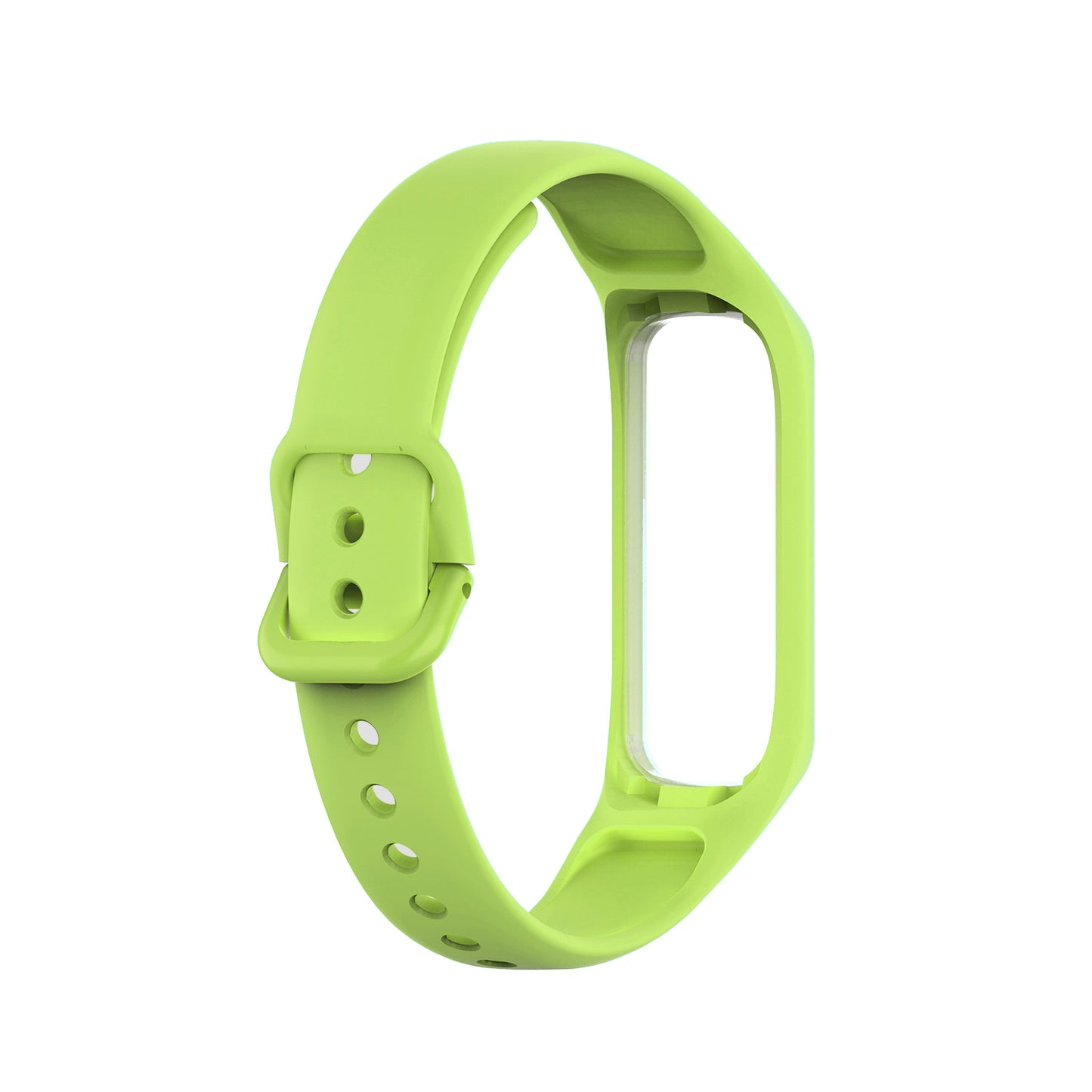 Integrated Frame Case Silicone Watch Strap for Samsung Galaxy Fit 2 SM-R220