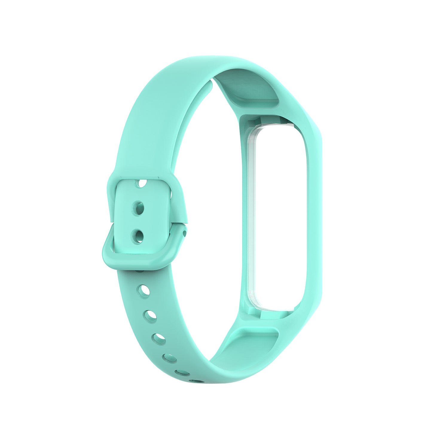 Integrated Frame Case Silicone Watch Strap for Samsung Galaxy Fit 2 SM-R220