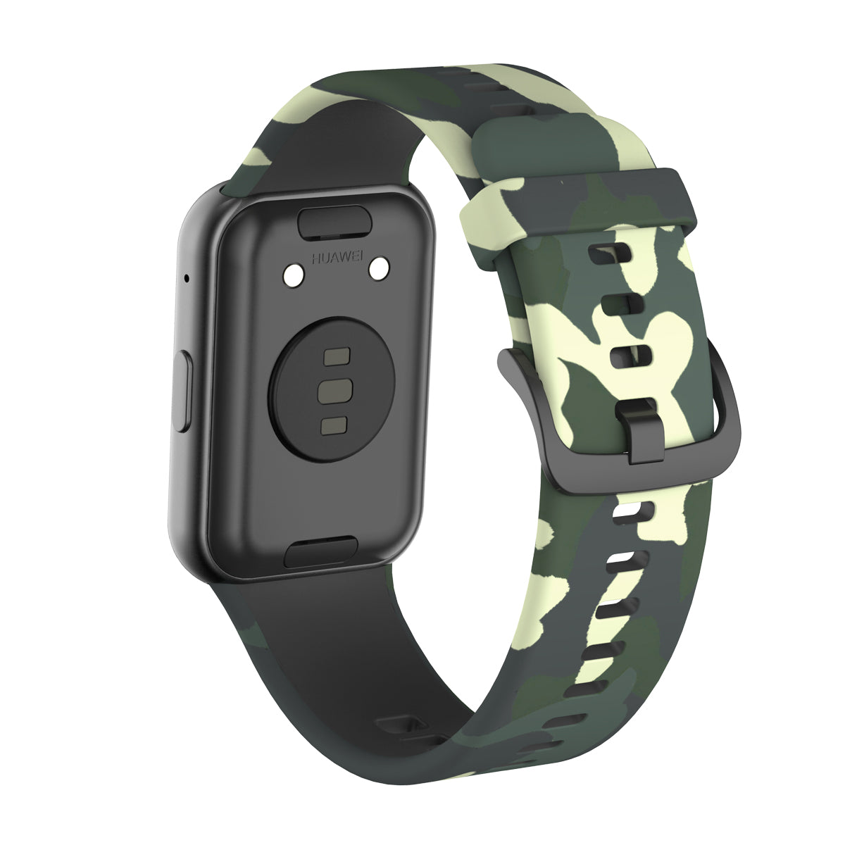 Stylish Camouflage Pattern Flexible Silicone Watch Strap for Huawei Watch Fit