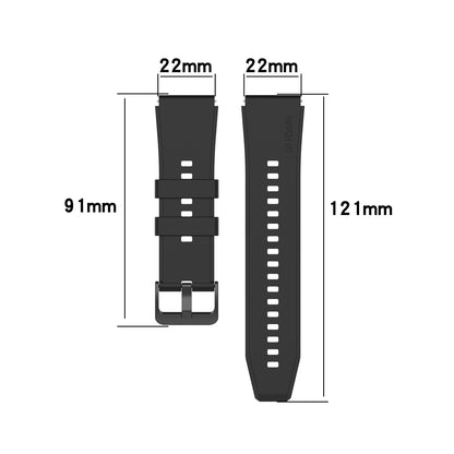 22MM Soft Silicone Watch Band Strap Replacement for Huawei Watch GT 2 Pro