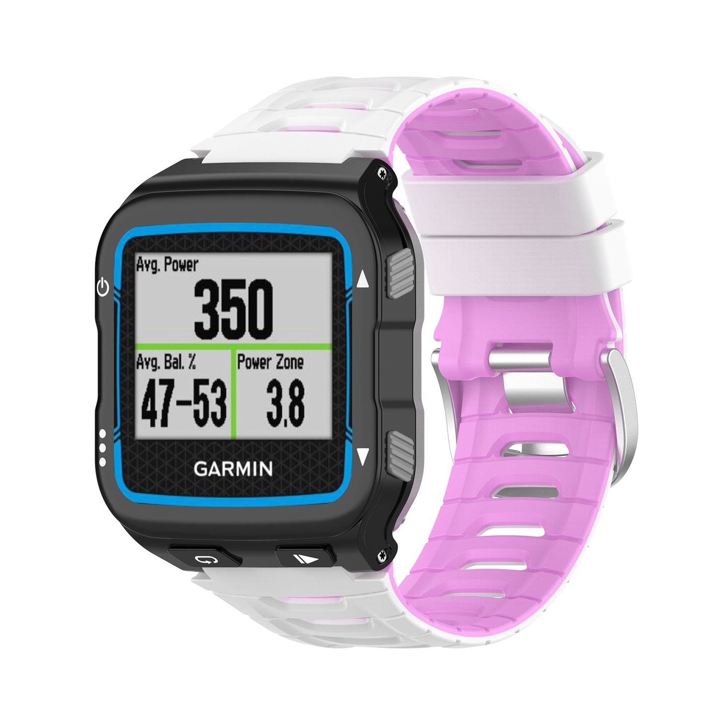 Two-tone Soft Silicone Wristband Watch Strap for Garmin Forerunner 920XT