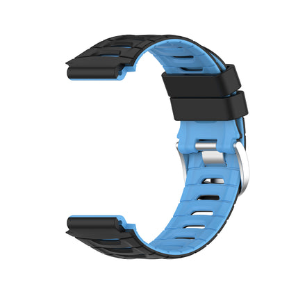 Two-tone Soft Silicone Wristband Watch Strap for Garmin Forerunner 920XT