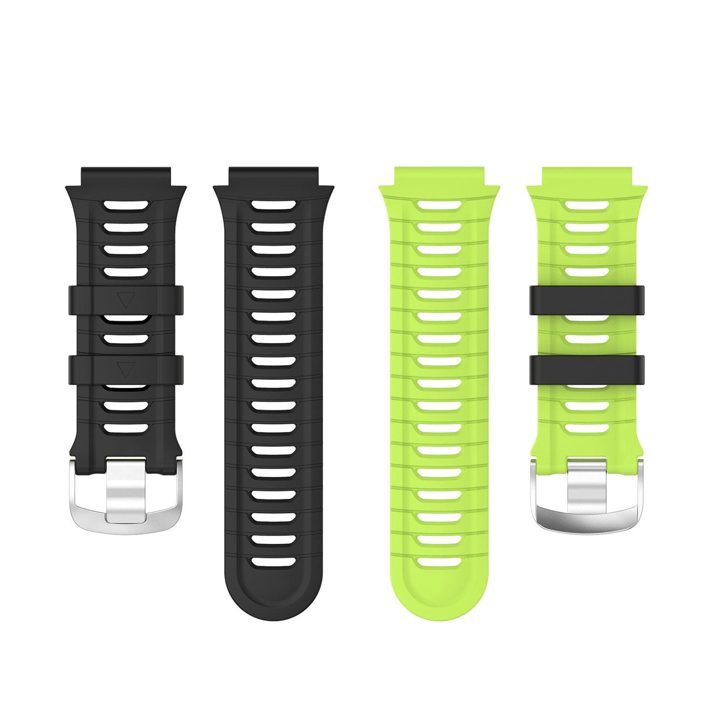 Two-tone Soft Silicone Wristband Watch Strap for Garmin Forerunner 920XT