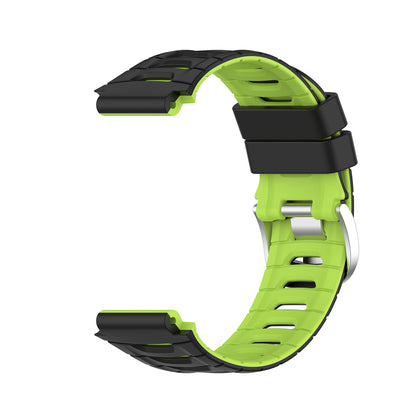 Two-tone Soft Silicone Wristband Watch Strap for Garmin Forerunner 920XT