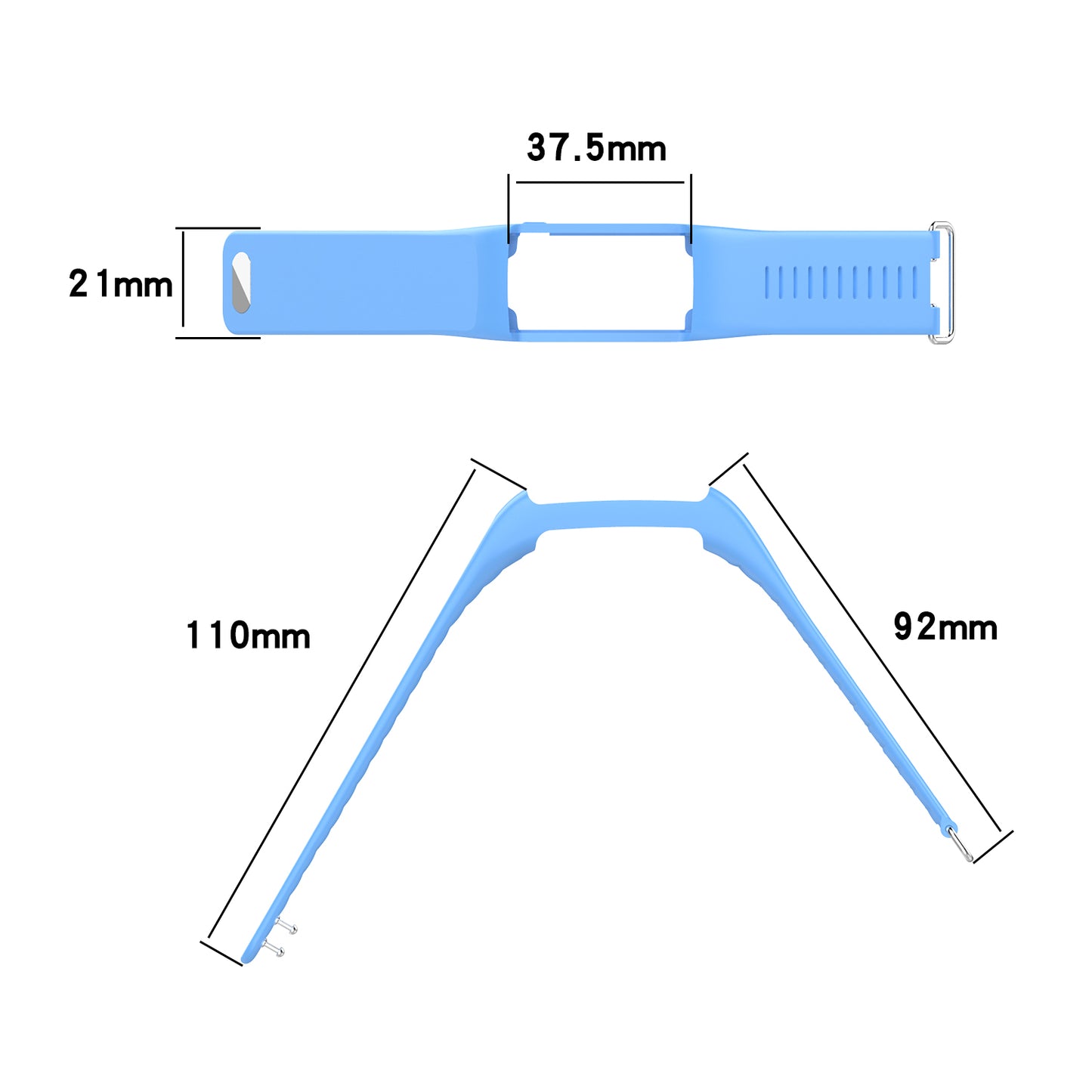 Soft Silicone Watch Band Replacement for POLAR A360 A370 Smart Watch