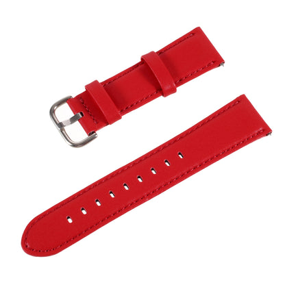 22mm Plain PU Leather Watch Band Replacement for Samsung Galaxy Watch 46mm/Gear S3/Huawei Watch GT 2 46mm Watch Strap