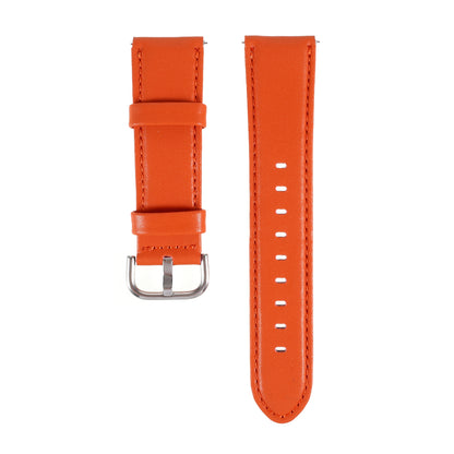 22mm Plain PU Leather Watch Band Replacement for Samsung Galaxy Watch 46mm/Gear S3/Huawei Watch GT 2 46mm Watch Strap