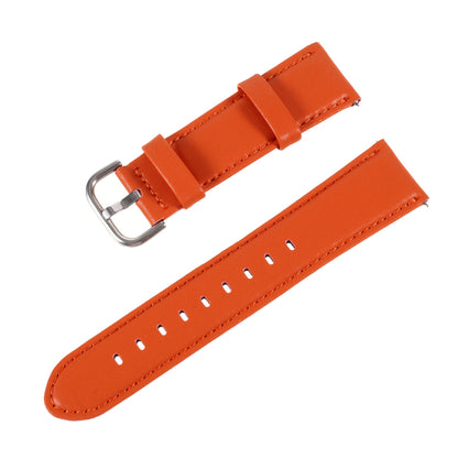 22mm Plain PU Leather Watch Band Replacement for Samsung Galaxy Watch 46mm/Gear S3/Huawei Watch GT 2 46mm Watch Strap