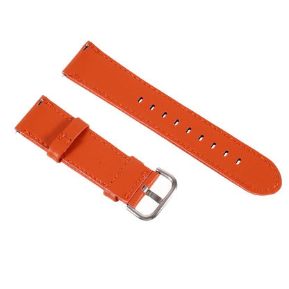 22mm Plain PU Leather Watch Band Replacement for Samsung Galaxy Watch 46mm/Gear S3/Huawei Watch GT 2 46mm Watch Strap