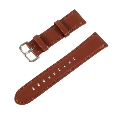 22mm Plain PU Leather Watch Band Replacement for Samsung Galaxy Watch 46mm/Gear S3/Huawei Watch GT 2 46mm Watch Strap