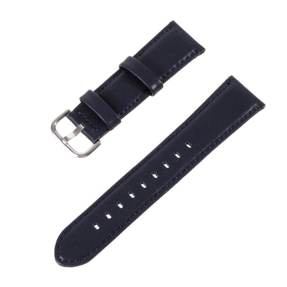 22mm Plain PU Leather Watch Band Replacement for Samsung Galaxy Watch 46mm/Gear S3/Huawei Watch GT 2 46mm Watch Strap