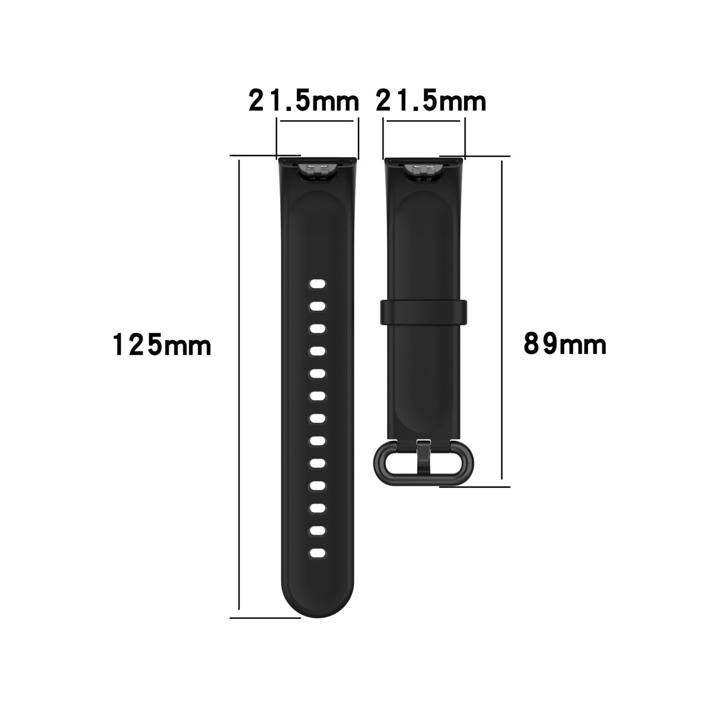 Soft Silicone Smart Watch Strap Replacement Watch Band for Xiaomi Redmi Watch / Mi Watch Lite