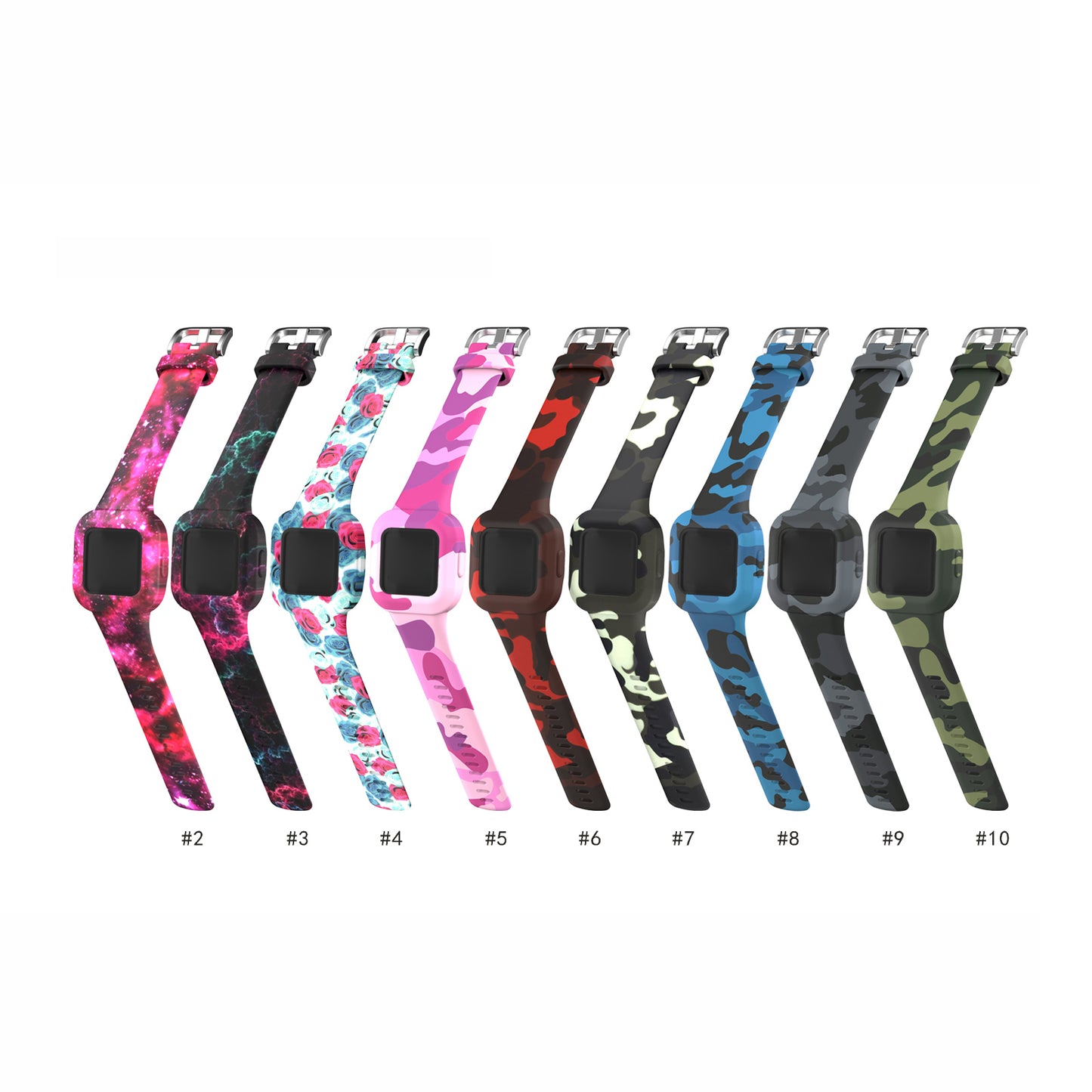 Soft Silicone Smart Watch Strap Replacement Watch Band for GarminFit JR3