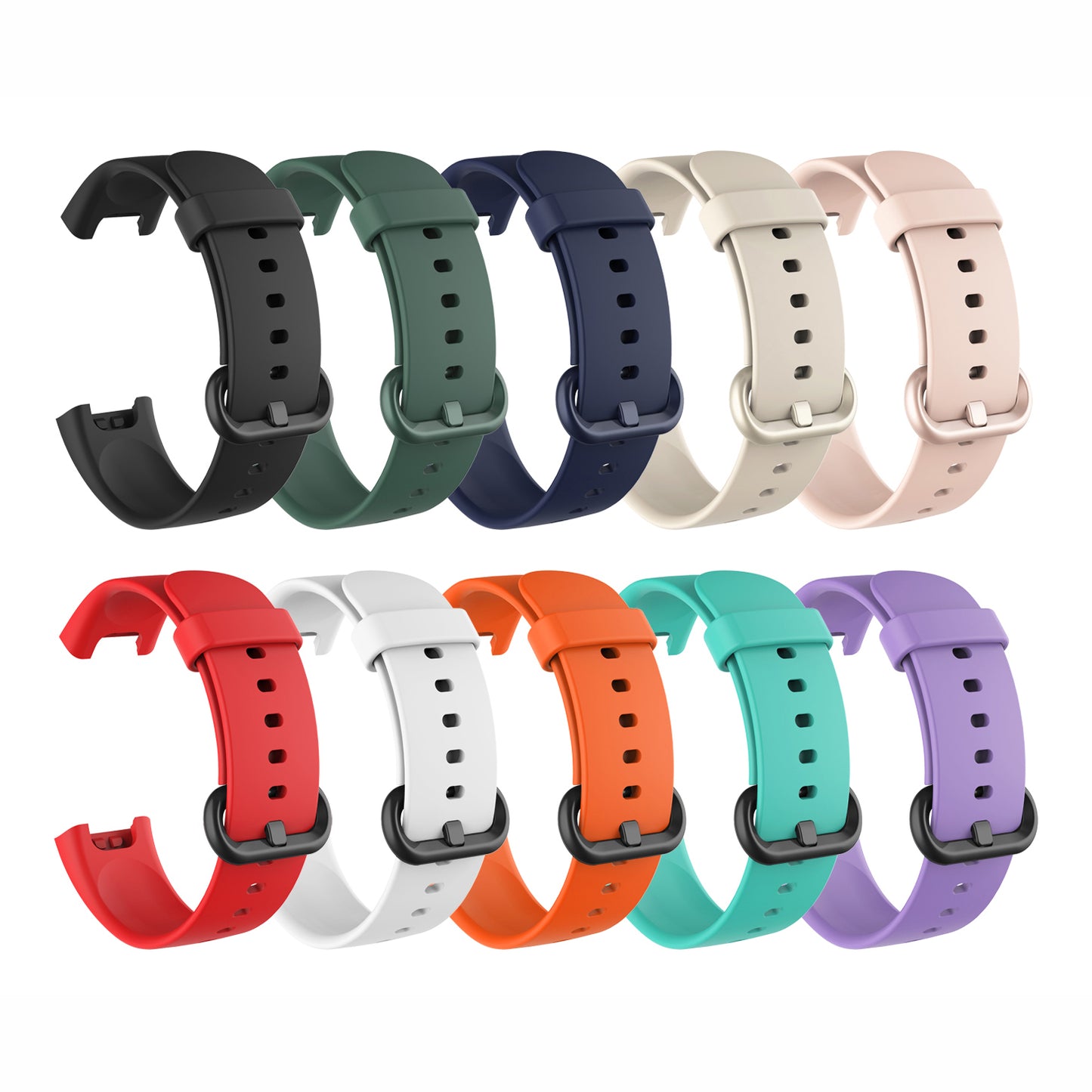 Soft Silicone Smart Watch Strap Replacement Watch Band for Xiaomi Mi Watch Lite / Redmi Watch