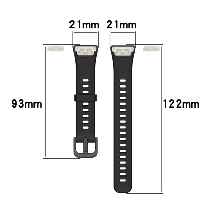 Solid Color Silicone Sport Watch Band Strap Replacement for Honor Band 6