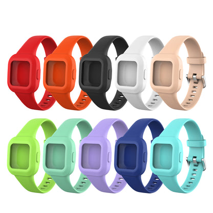 Solid Color Silicone Watch Band Strap for Garmin Vivofit jr 3