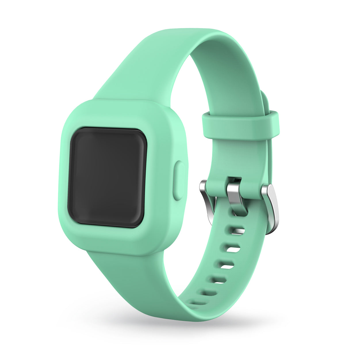 Solid Color Silicone Watch Band Strap for Garmin Vivofit jr 3