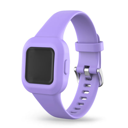 Solid Color Silicone Watch Band Strap for Garmin Vivofit jr 3