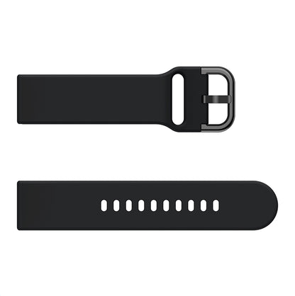 20mm Silicone Watch Band Strap Replacement for Samsung Galaxy Watch4 Classic 46mm 42mm/Watch4 44mm 40mm/Watch Active 2/Garmin Vivomove3