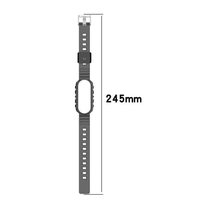 Transparent TPU Watchband Strap Integrated Wristband Replacement for Xiaomi Band 5/6