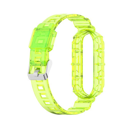 Transparent TPU Watchband Strap Integrated Wristband Replacement for Xiaomi Band 5/6