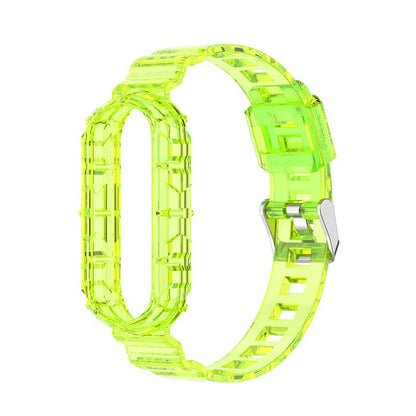 Transparent TPU Watchband Strap Integrated Wristband Replacement for Xiaomi Band 5/6