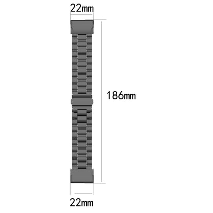 Stainless Steel Three Beads Replacement Watch Strap for Garmin Fenix 6