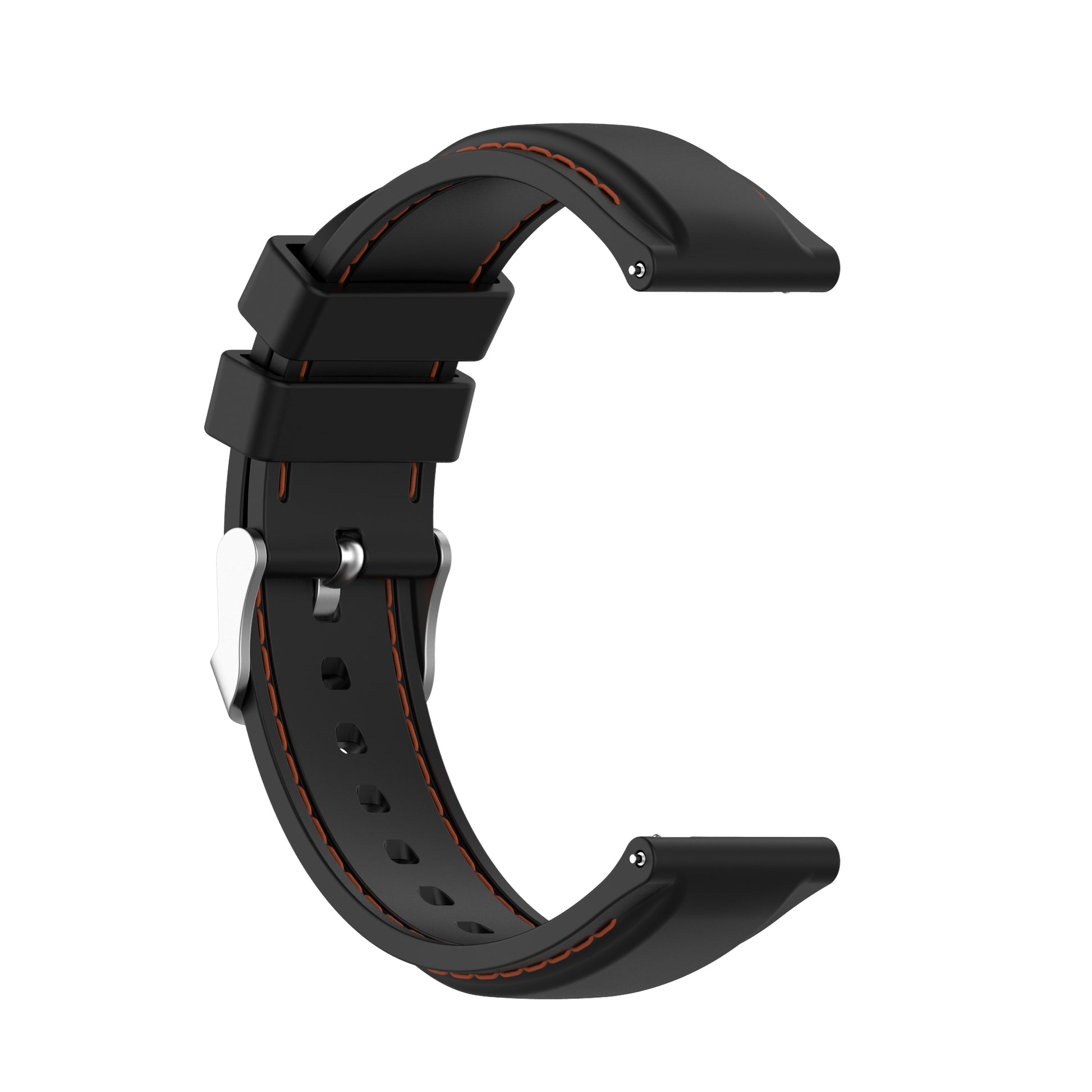 20mm Silicone Watchband Wrist Strap Replacement for Samsung Galaxy Watch4 Classic 46mm 42mm/Watch4 44mm 40mm/Galaxy Watch3 41mm/Amazfit GTS2