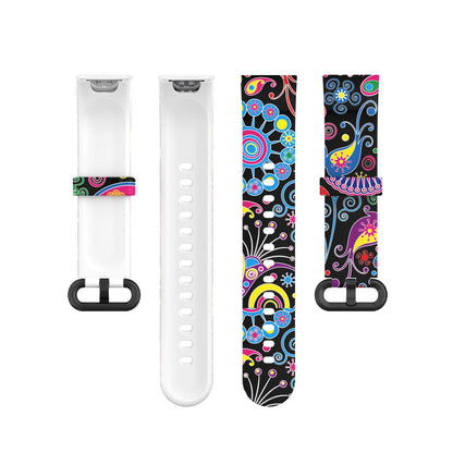 Colorful Pattern Printed Watchband Silicone Watch Strap for Xiaomi Redmi Watch / Mi Watch Lite