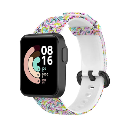 Colorful Pattern Printed Watchband Silicone Watch Strap for Xiaomi Redmi Watch / Mi Watch Lite