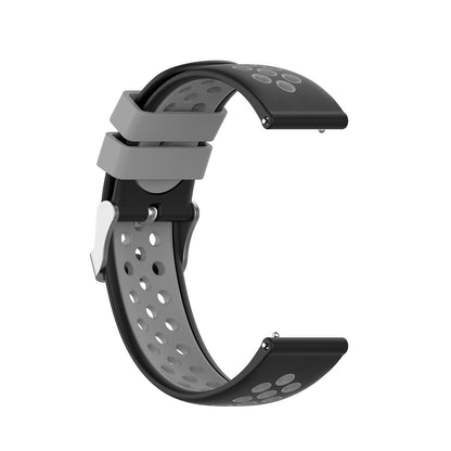 Dual Color Soft Silicone Smart Watch Replacement Strap 22mm for HUAWEI Watch GT2 46mm