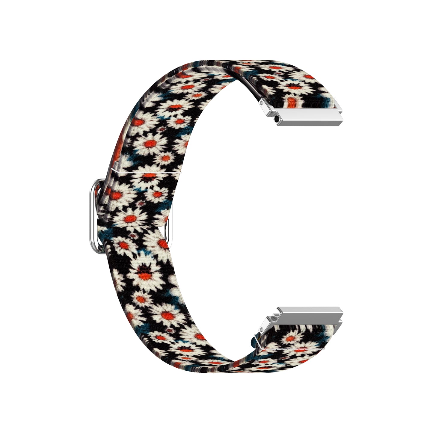 Pattern Printed Adjustable Smart Watch Replacement Strap Nylon Watchband 20mm for Samsung Galaxy Watch3 41mm/Watch Active